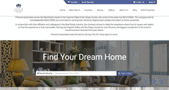 Desktop Screenshot of princerealtors.com